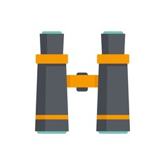 Poster - binoculars icon flat isolated vector
