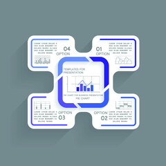 Infographic elements for annual business reports