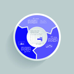 Infographic elements for annual business reports