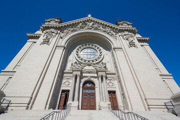 St. Paul Cathedral, dating back to 1915, features a splendid interior of six chapels, large statues of the four evangelists and beautiful rose windows