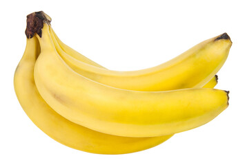 Wall Mural - Bananas isolated on white background.