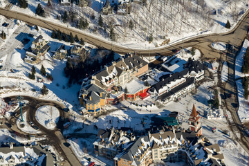 Wall Mural - Ski Resort of Le Mont-Tremblant Quebec Canada