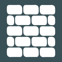 Masonry Brick Background Quality Vector Illustration Cut
