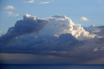 Poster - Wolken am Meer