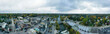 Aerial panorama view of Fergus, Ontario, Canada by the Grand River