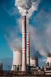 coal fired power station and Combined cycle power plant  Pocerady, Czech republic.