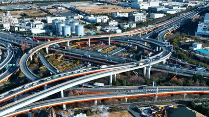 Aufkleber - Highway aerial view.
The effect of slow and fast. Speed lamp. Time remap.