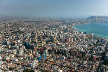 Wall Mural - Central Downtown Commercial and Financial Districts Capital City Lima Peru