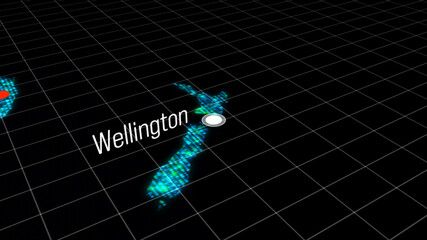 Poster - Global connectivity from Wellington, New Zealand to other major cities around the world. World map element furnished by NASA
https://visibleearth.nasa.gov/collection/1484/blue-marble
https://vis