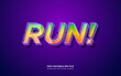 © Fauzan - Running editable text style effect