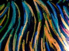 Girl Tiger. Colorful Abstract Safari. Multicolored Watercolor Tiger Pattern. Zebra Tile. Bright Watercolor Wild Animals. Colorful Watercolor Zebra Pattern.