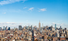 New York City Skyline With View Of Midtown Manhattan