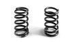© malshak_off - 2 car springs on a white background. Isolated spare parts for vehicle repair.