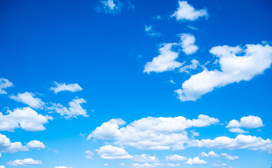 beautiful blue sky and clouds with daylight natural background. the vast blue sky and clouds sky.