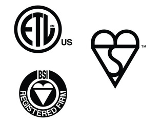Wall Mural - etv bsi logo vector