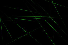 Abstract Black With Green Lines, Triangles Background Modern Design. Vector Illustration EPS 10.