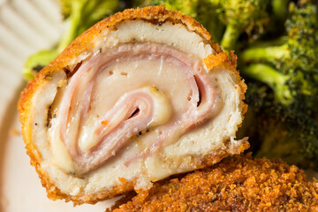 Sticker - Homemade Breaded Chicken Cordon Bleu