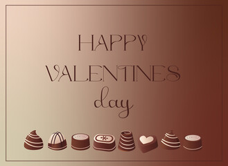 день  влюбленных 1, valentine's day, chocolates, heart, letter, love