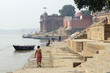 View of Panchkot Ghat. Varanasi, India