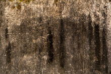 Surface Of Dirty Concrete Wall In Fukuoka Prefecture, Japan.