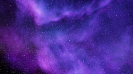 nebula gas cloud in deep outer space, science fiction illustrarion, colorful space background with stars 3d render