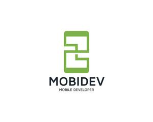 Mobile developer logo design