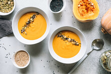 Creamy Pumpkin And Lentil Soup