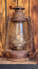 Antique Oil Lamp Decor Concept