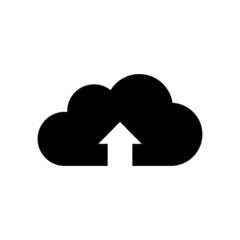 Canvas Print - Cloud upload icon