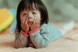 © Pansfun Images/Stocksy - cute little child making funny face