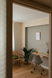 © BONNINSTUDIO/Stocksy - Interior of light home office