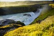 Untere Cascade des Gullfoss Wasserfalls in Islands Süden