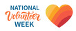 National volunteer week banner