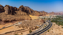 Aerial Of The Old Town Of Al Ula