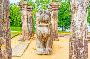 Poster - The ancient art in Polonnaruwa, Sri Lanka