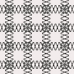 Poster - Vertical and horizontal springs that intersect with each other produce a pattern.