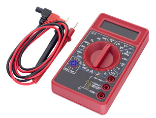 Poster - Digital multimeter on white