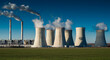 coal fired power station and Combined cycle power plant, Pocerady, Czech republic