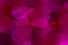 Colorful Purple Vivid Polygonal Triangular Background Pattern