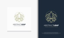 Abstract Lotus Logo Template