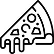 pizza outline icon
