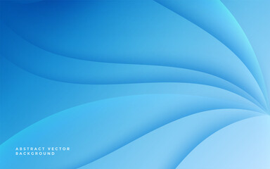Wall Mural - Gradient Fluid background. Blue  wave gradient background. Vector Illustration 