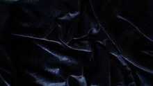 Graphic Resource In The Form Of A Background Of Dark Blue Velvet With Folds