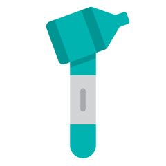 Sticker - otoscope flat icon