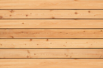 Wall Mural - Exterior wooden decking or flooring isolated on white background