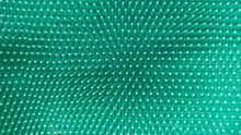 Background Of Green Thorns Top View, Rubber Bollards Surface, Foot Massager Top View, Abstract Background In Green Color 