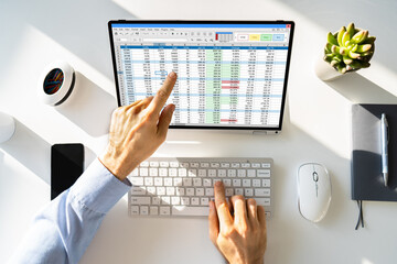 Poster - Electronic Spreadsheet Analyst Or Auditor Using Software