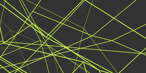Poster - Abstract rendering of colored lines on a gray background.