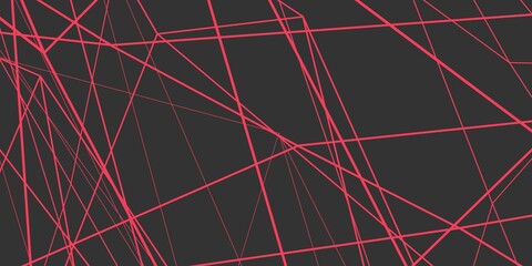 Poster - Abstract rendering of colored lines on a gray background.