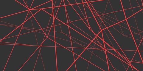 Poster - Abstract rendering of colored lines on a gray background.
